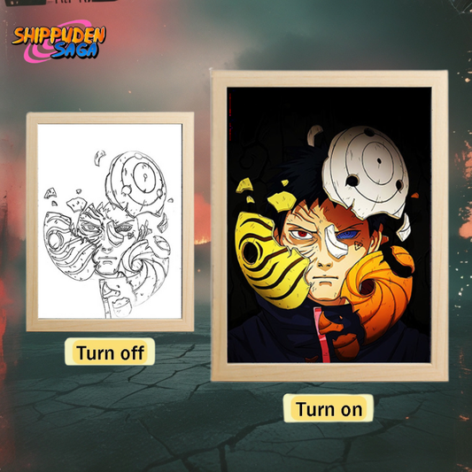 Shippuden LED Obito Light Painting