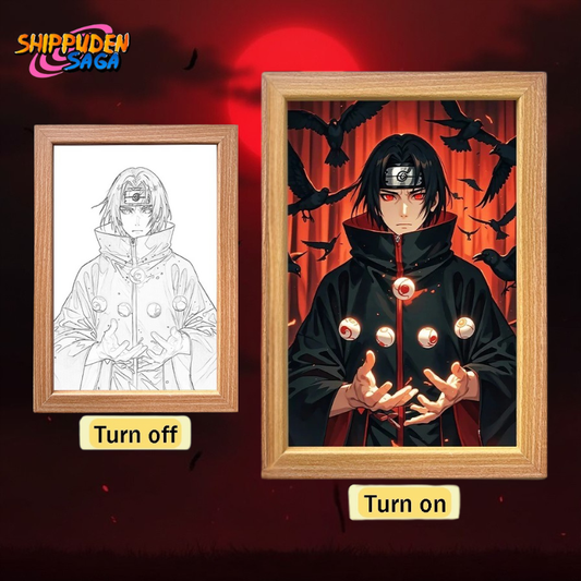Shippuden LED Itachi Light Painting